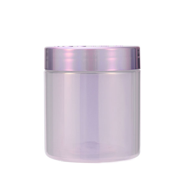Purple PET Plastic Iridescent Jar